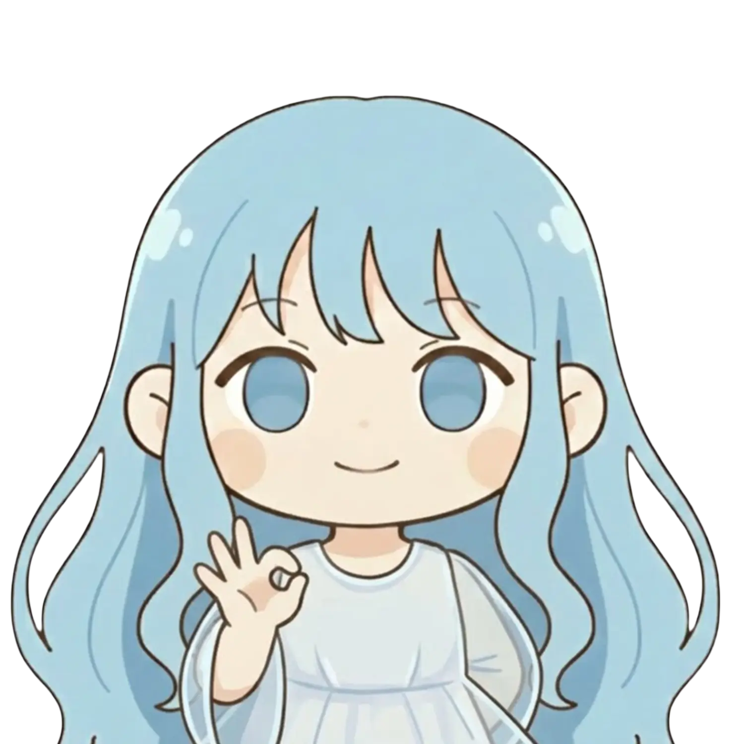 Portrait of Aqua Neo (Aqua), the Aquarius Star Sign representative.