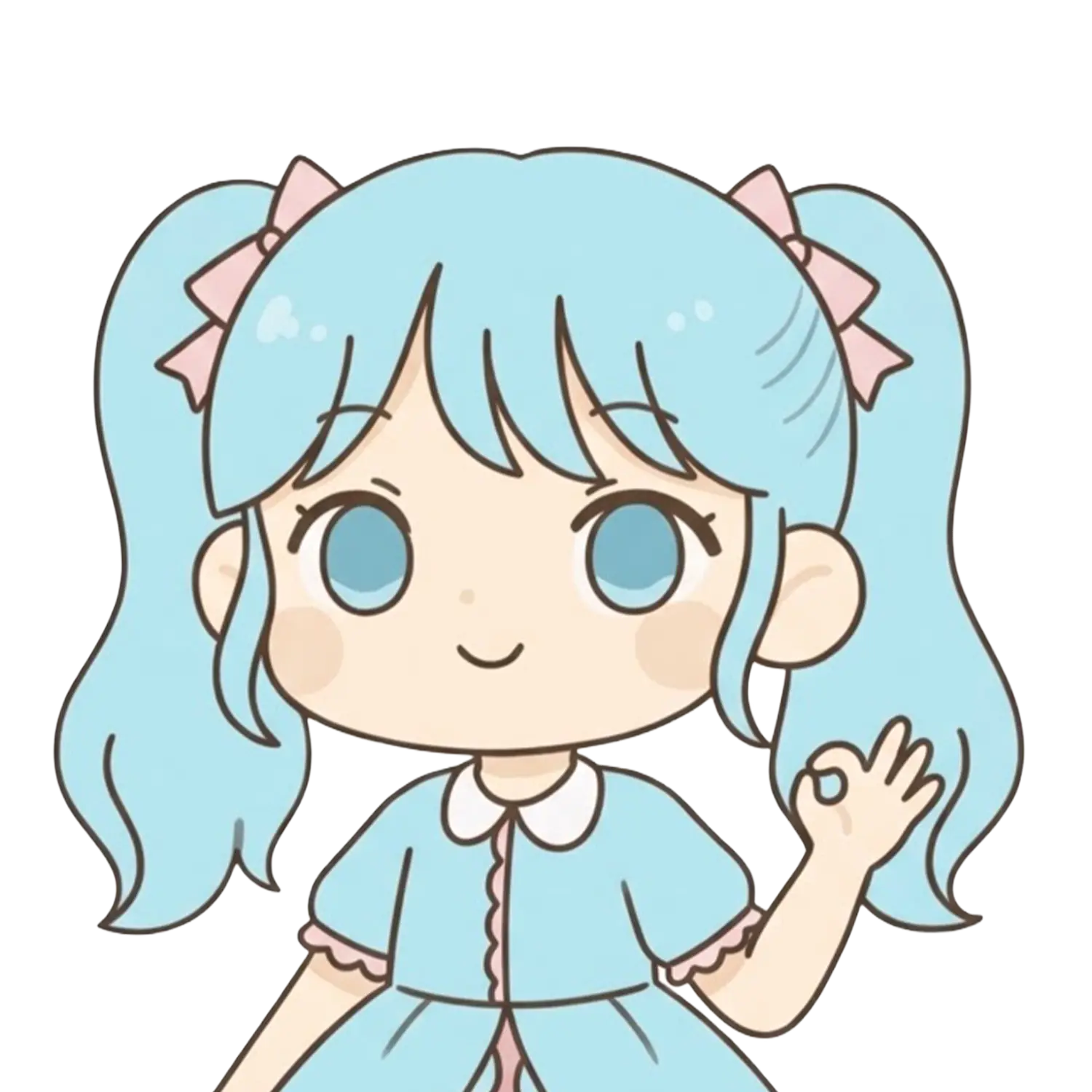 Portrait of Gemi Geminigh (Gem), the Gemini Star Sign representative.