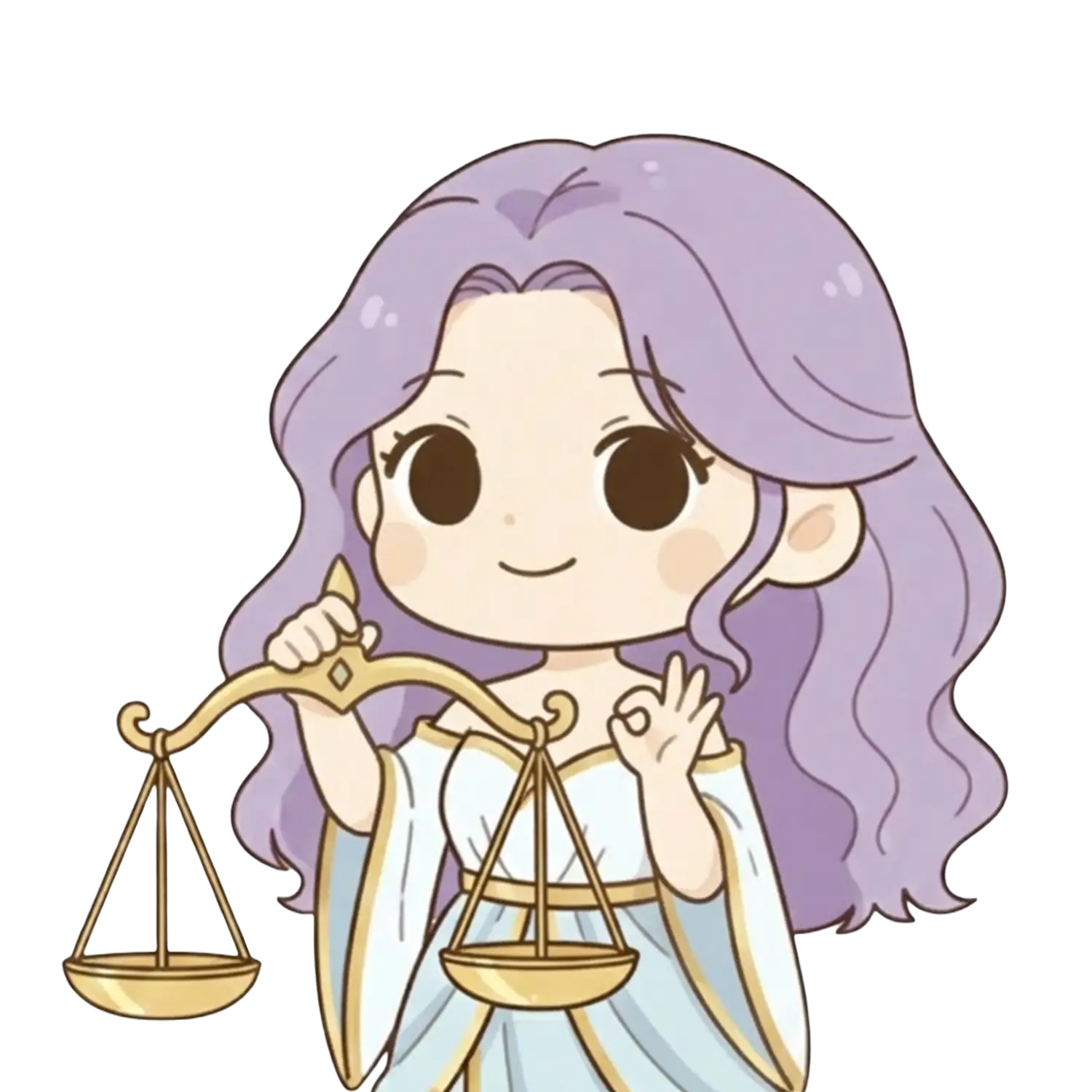 Portrait of Libra Bellerose (Libby), the Libra Star Sign representative.