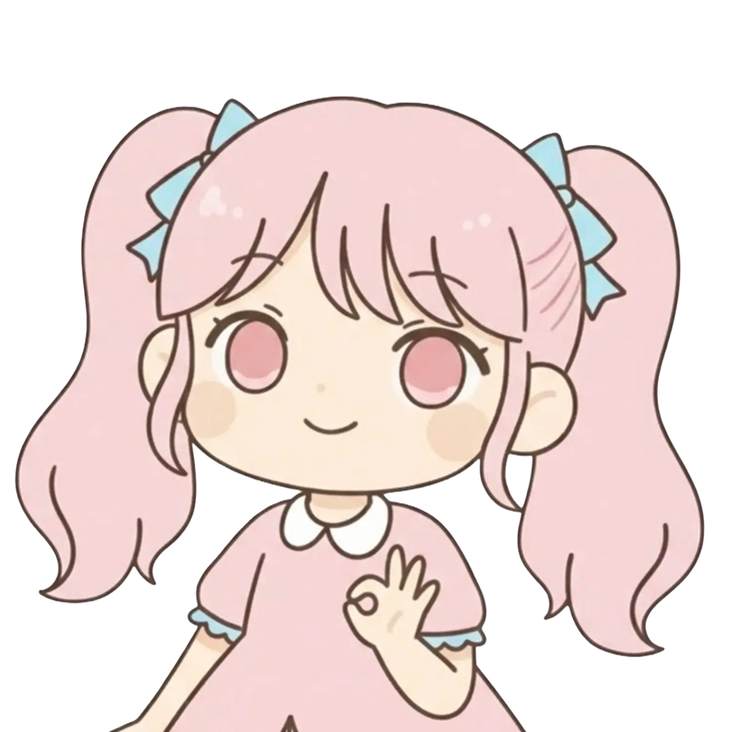 Portrait of Mini Geminigh (Mina), the Gemini Star Sign representative.