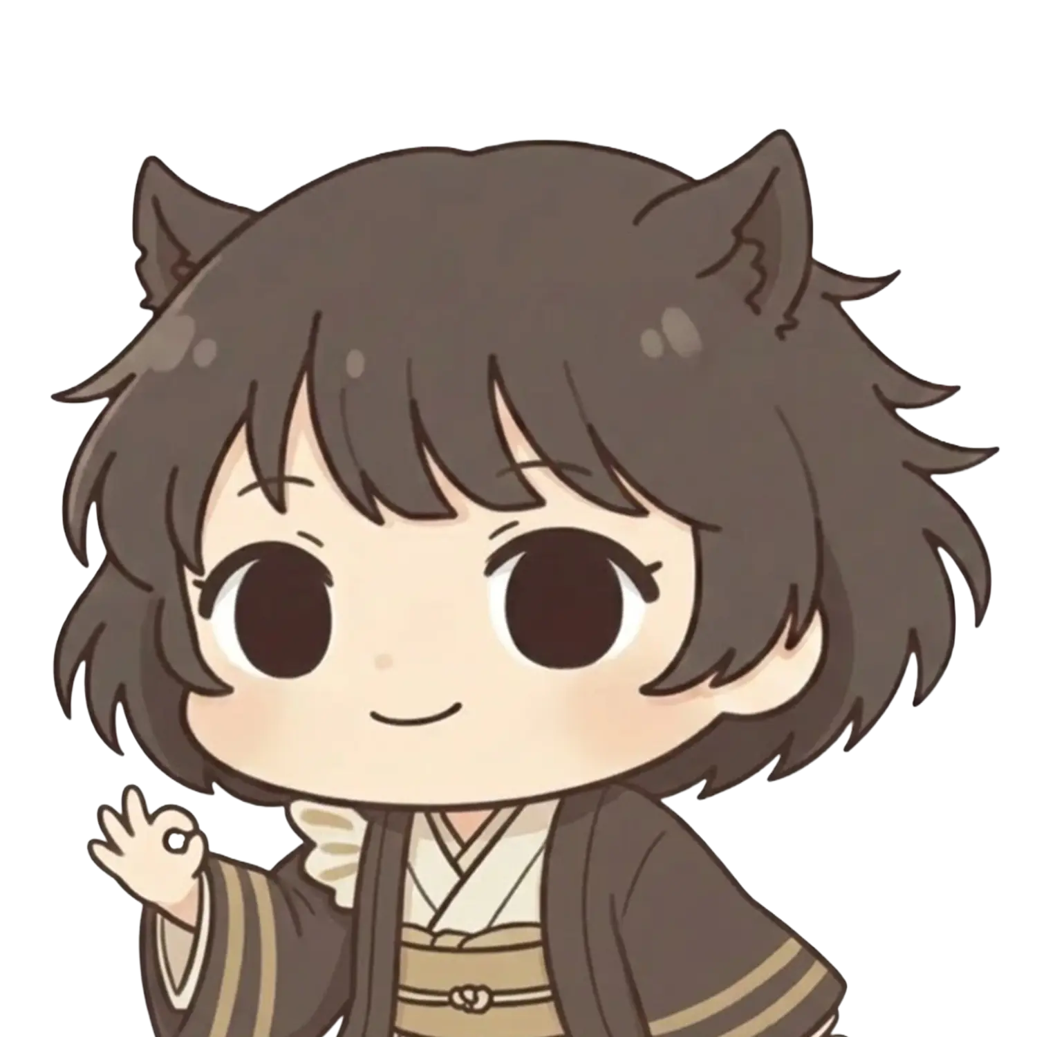 Portrait of Inose Totsuko (Tottsu), the Pig Zodiac representative.