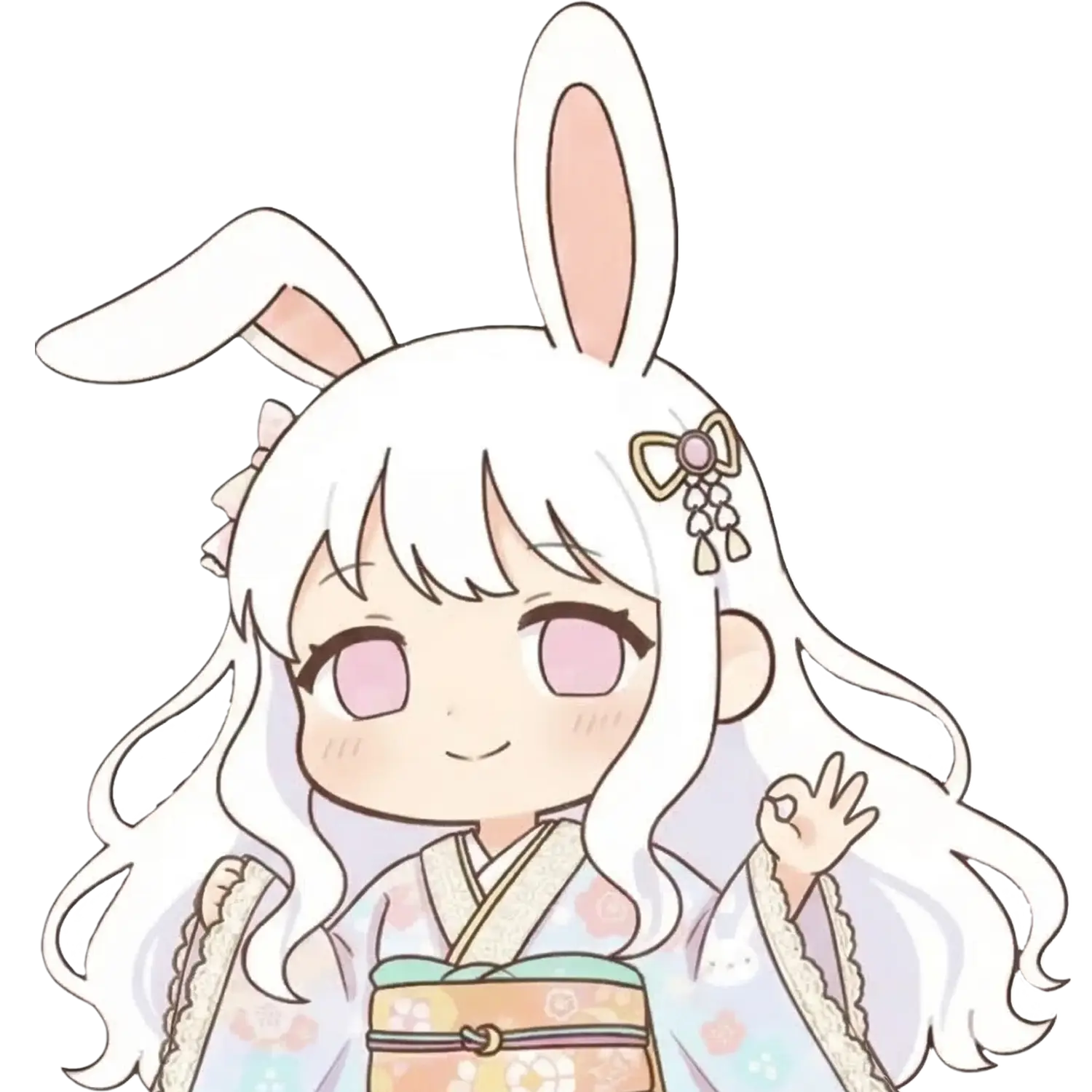 Portrait of Uzuki Rena (Usa), the Rabbit Zodiac representative.